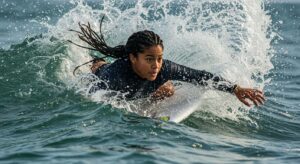Woman Surfing